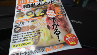 雑誌「血圧を下げる超簡単メソッド」